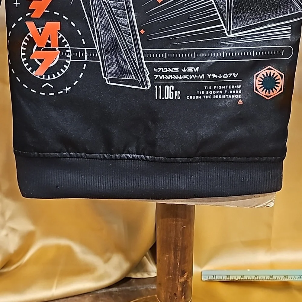 F Disney Star Wars Japanese Fighter Bomber Black Jacket XS